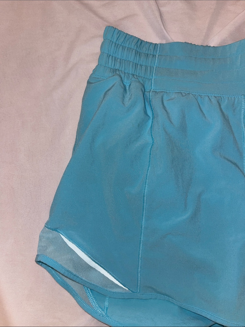 Lululemon- Light Blue Women's Athletic Running Shorts - Picture 2 of 6